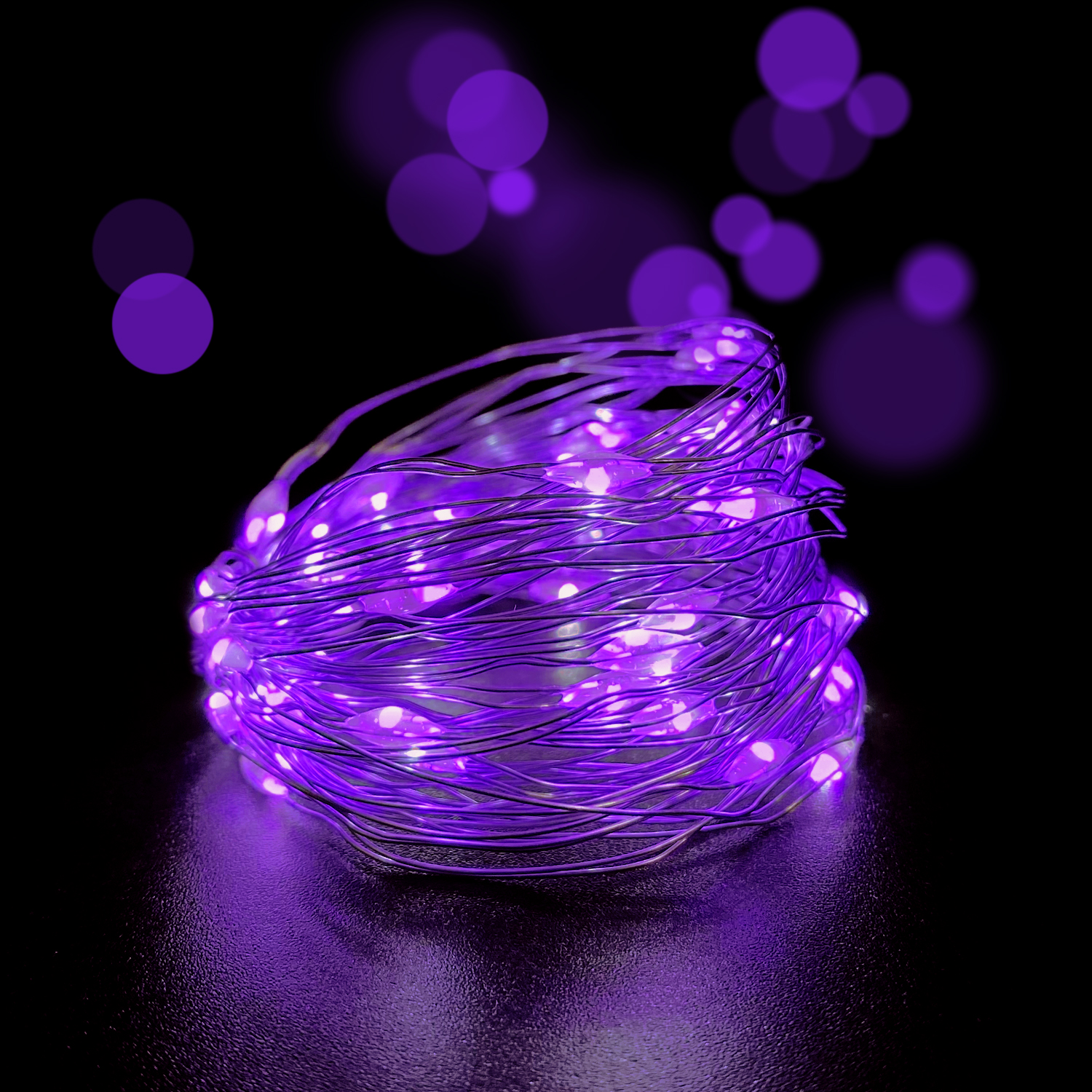 ライト・ランタン Somabito daibutsu purple Moroccan Metal Candle Lantern Holder with LED Fairy String Lights